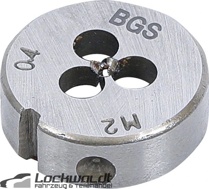 BGS technic Gewindeschneideisen M2x0.4x25mm