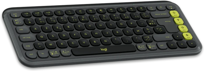 Logitech POP Icon Keys, Graphite & Green, Logi Bolt, USB/Bluetooth, FR