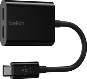 Belkin Connect USB-C Audio + Charge Adapter schwarz