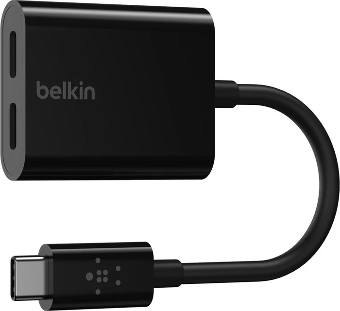 Belkin Connect USB-C Audio + Charge Adapter schwarz
