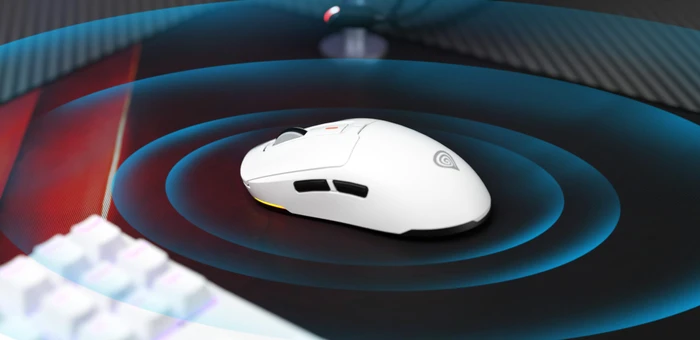 Genesis Zircon 660 Wireless Ultra-Lightweigt Gaming Mouse weiß, USB/Bluetooth