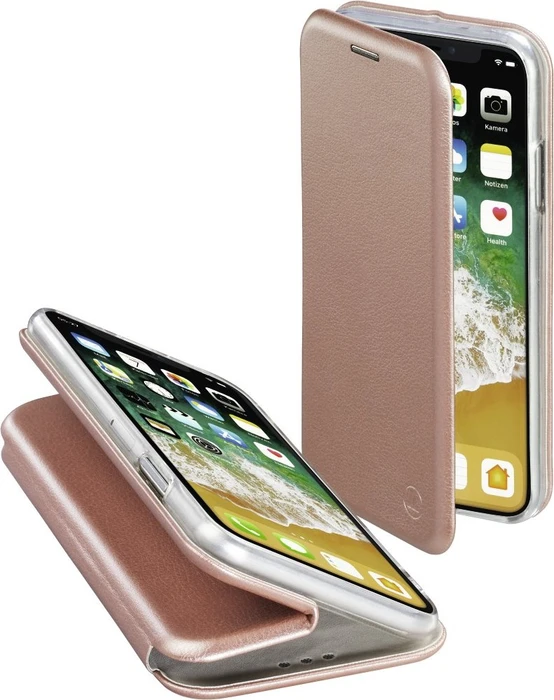 Hama Booklet Curve für Apple iPhone X rosegold