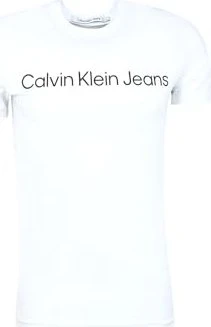 Calvin Klein Core Institutional Logo Slim Fit T-Shirt kurzarm bright white (Herren)