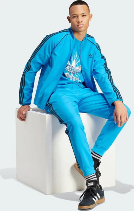 adidas SST Bonded Originals Trainingsjacke bright blue (Herren)