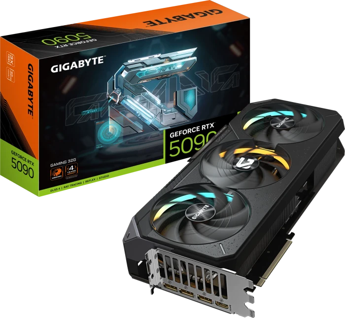 GIGABYTE GeForce RTX 5090 Gaming 32G, 32GB GDDR7, HDMI, 3x DP