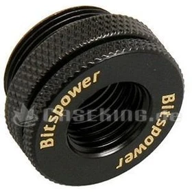 Bitspower Gehäusedurchführung G1/4" auf G1/4" schwarz