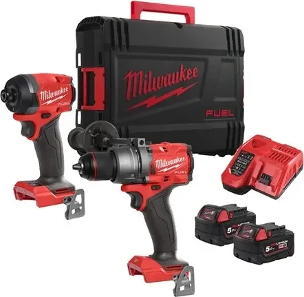 Milwaukee M18 FPP2A3-502X Fuel Akku-Maschinenset inkl. Koffer + 2 Akkus 5.0Ah