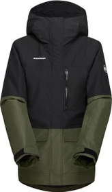 Mammut Fall Line HS Thermo Hooded Skijacke dark marsh/black (Damen)