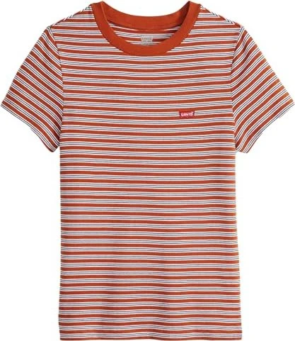 Levi's Essential Housemark T-Shirt kurzarm ooo la la stripe/picante (Damen)