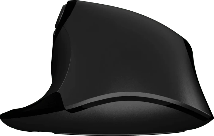 Natec Jaguar Pro Semi-Vertical Progammable Wireless Mouse schwarz, USB/Bluetooth