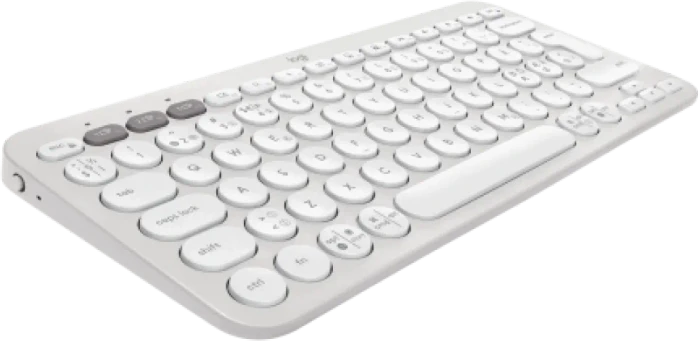 Logitech K380s Pebble Keys 2, weiß, Logi Bolt, USB/Bluetooth, ND