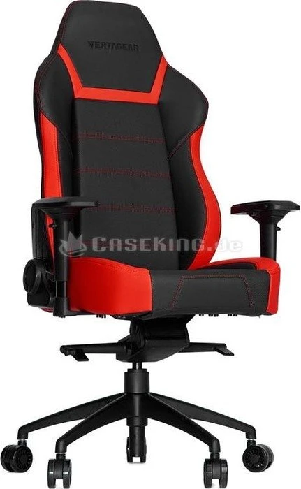 Vertagear PL6000 Gamingstuhl, schwarz/rot