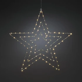 Konstsmide Micro Motiv Schneeflocke LED 112x bernstein
