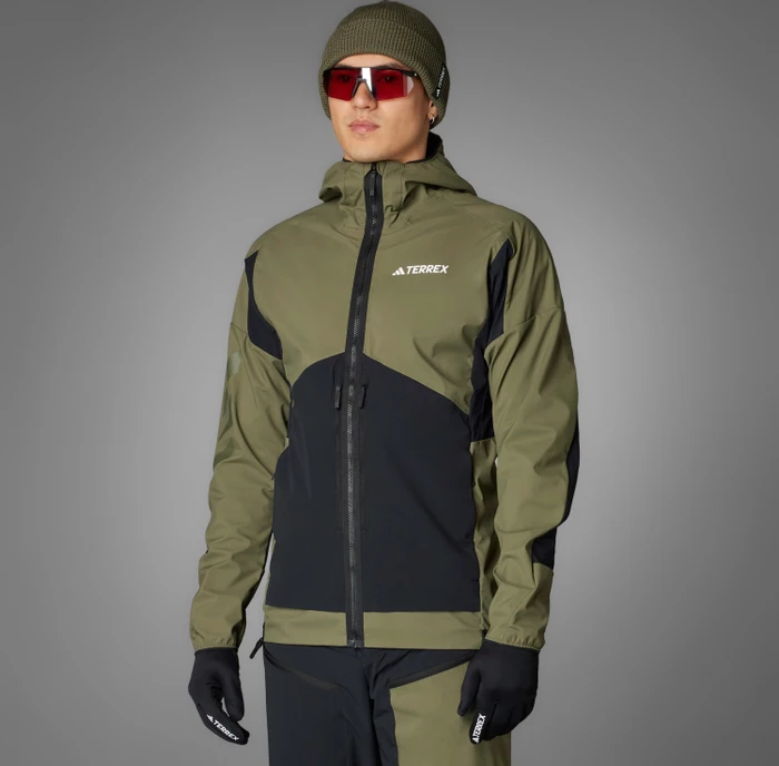adidas Terrex Techrock Funktionsjacke olive strata/black (Herren)