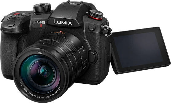 Panasonic Lumix DC-GH5 II mit Objektiv Leica DG Vario Elmarit 12-60mm 2.8-4.0 ASPH