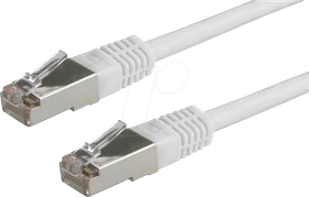 Roline / Secomp Patchkabel, Cat5e, SF/UTP, RJ-45/RJ-45, 15m, grau