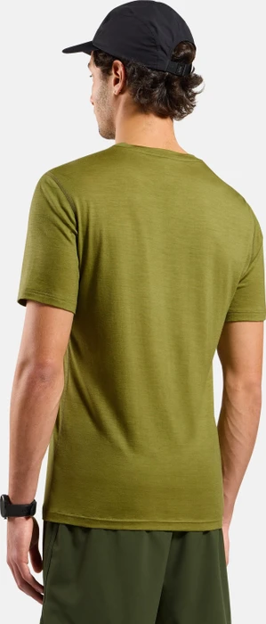 Odlo Natural Merino 160 Baselayer Funktionsshirt kurzarm guacamole (Herren)