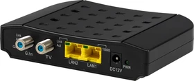 Axing EOC 1-11 Ethernet over Coax, F-Buchse/Koaxial G.hn, 2x RJ-45