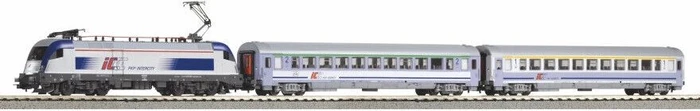 Piko - Spur H0 Start-Set - SmartControl WLAN Set mit Bettungsgleis PKP Intercity V Personenzug