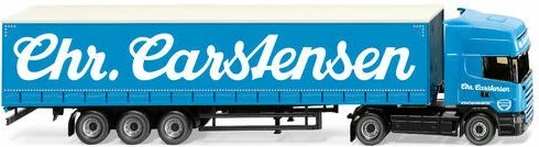 Wiking Gardinenplanensattelzug Scania R420 Topline