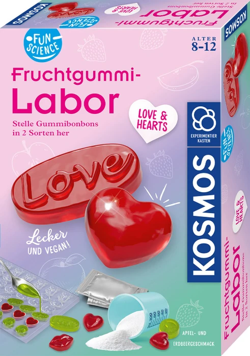 Kosmos Fun Science Fruchtgummi-Labor Love & Hearts
