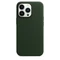 Apple Leder Case mit MagSafe für iPhone 13 Pro schwarzgrün Vorschaubild