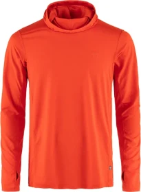 Fjällräven Abisko Sun-Hoodie Funktionsshirt langarm flame orange (Herren)
