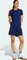 adidas 3-Streifen Slim T-Shirt kurzarm night indigo/better scarlet/white (Damen) Vorschaubild