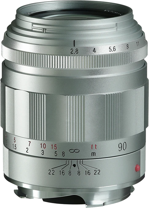 Voigtländer APO-Skopar VM 90mm 2.8 für Leica M silber