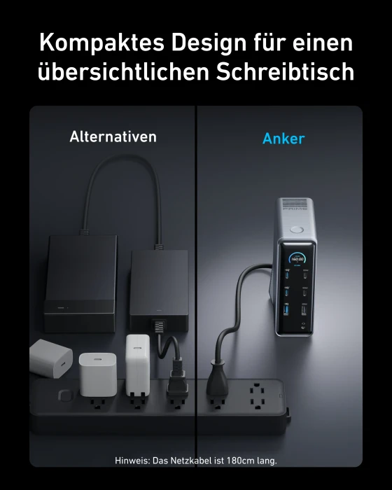 Anker Prime Ladedock (EU), USB-C 3.1 [Buchse]