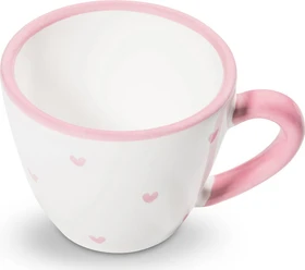 Gmundner Keramik Herzerl Espressotasse Gourmet 60ml rosa