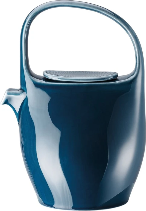 Rosenthal Junto Ocean Blue Porzellan Teekanne 6 Personen 1.3l