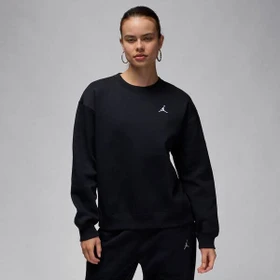 Nike Jordan Brooklyn Fleece Sweatshirt schwarz/weiß
