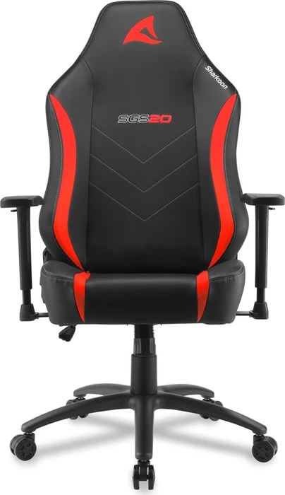 Sharkoon Skiller SGS20 PU Gamingstuhl, schwarz/rot