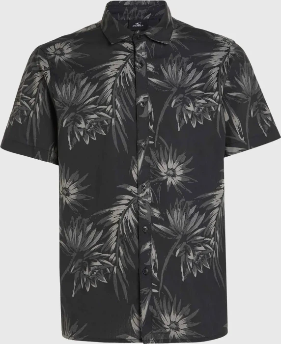 O'Neill Mix and Match Floral Hemd kurzarm black tonal tropican (Herren)