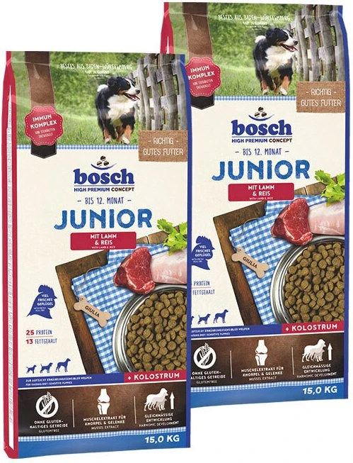 bosch HPC Junior Lamm und Reis, 30kg (2x 15kg)