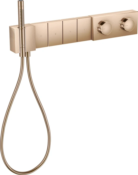 Hansgrohe Axor Edge Thermostatmodul Select 610/100 für 4 Verbraucher Diamantschliff polished red gold