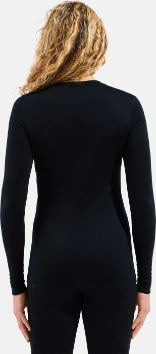 Odlo Natural Merino 200 Baselayer Funktionsshirt langarm schwarz (Damen)