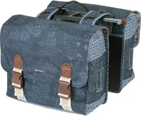 Basil Boheme MIK Doppeltasche Gepäcktasche blau