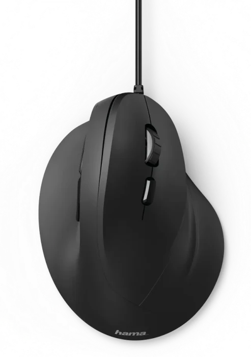 Hama EMC-500 Vertical Maus schwarz, USB