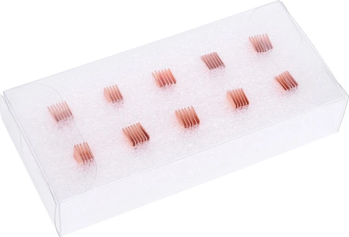 Alphacool RAM-Kühler selbstklebende Kühlrippen 6.5x6.5mm, 10 Stück