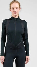 Odlo Zeroweight Warm Tights Bib Fahrradhose lang schwarz (Herren)