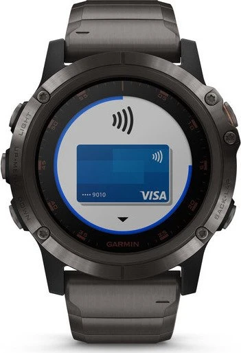 Garmin Fenix 5X Plus Sapphire Titan mit Titanarmband