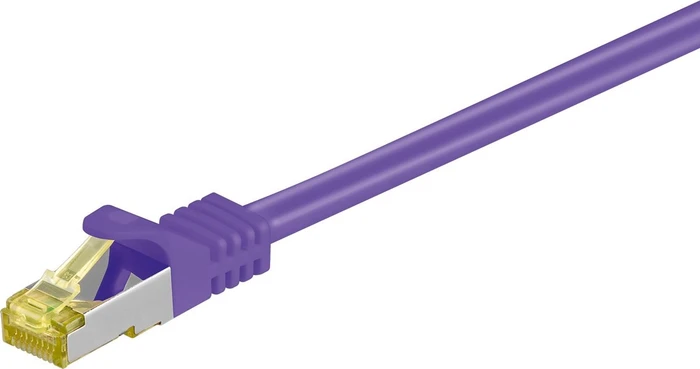 goobay Patchkabel, Cat7/Cat6a, S/FTP, RJ-45/RJ-45, 1.5m, violett