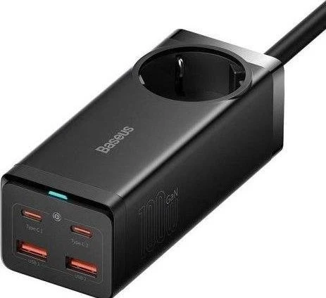 Baseus 100W Power Strip GaN3 Pro Desktop Charger schwarz