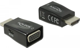 DeLOCK HDMI-A Stecker auf VGA Buchse Adapter (65902)
