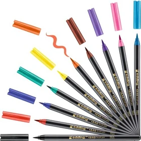 edding 1340 Pinselstift Tangle sortiert, 10er-Set