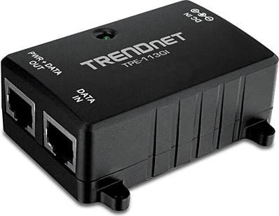 TRENDnet Wallmount Gigabit PoE-Injektor, 2x RJ-45, 15.4W PoE