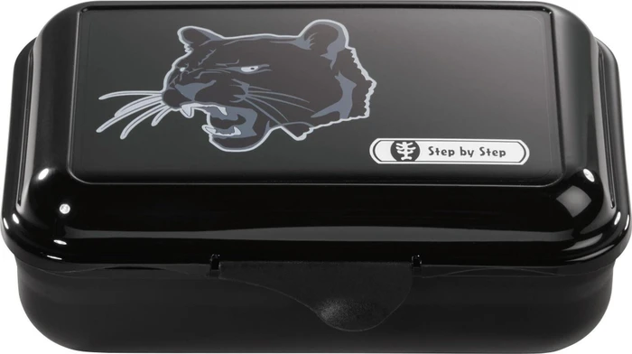Step by Step Wild Cat Lunchbox Aufbewahrungsbehälter 900ml schwarz