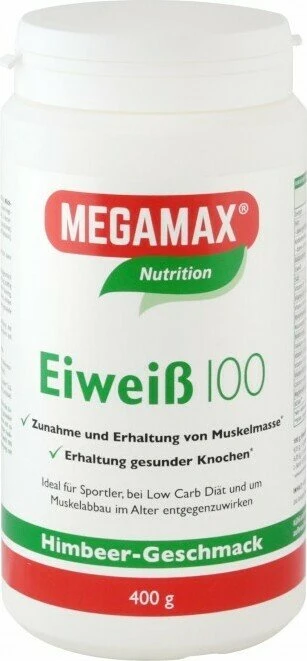 Megamax Eiweiß 100 Himbeere 400g